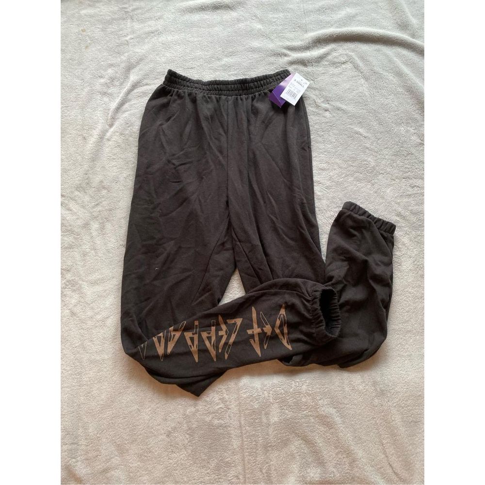 Def Leppard Black Jogger Sweatpants